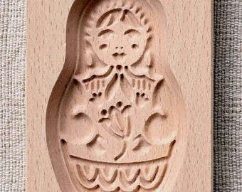 Wooden Cookie Molds