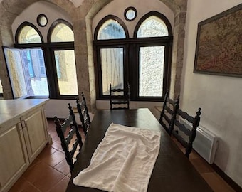 Antique French Linens / Old Grain Sock