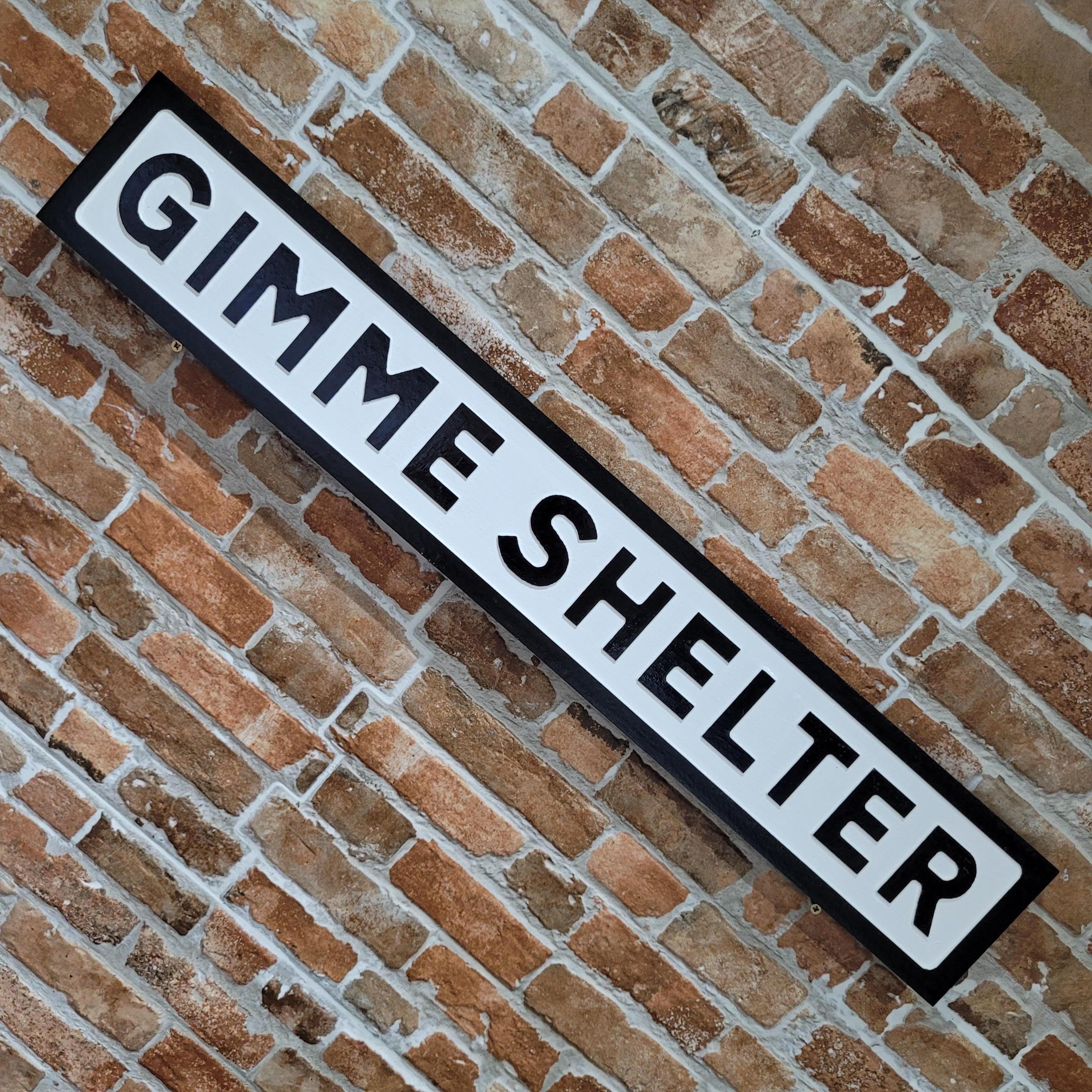 Poster Gimme Shelter - Etsy