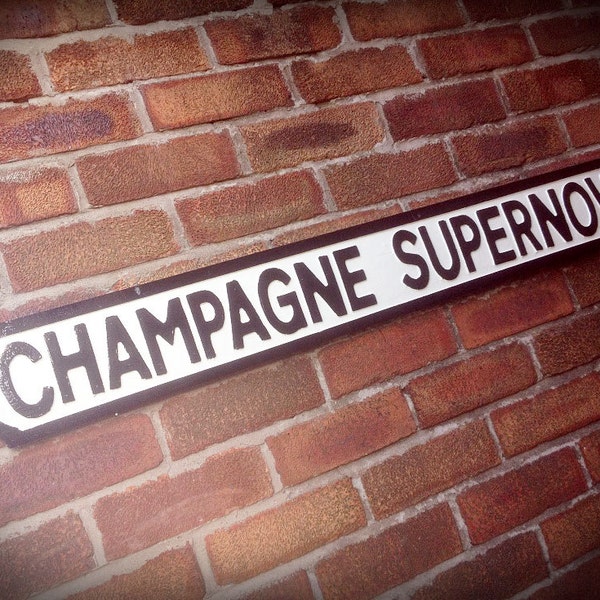 Oasis Champagne Supernova Street Sign