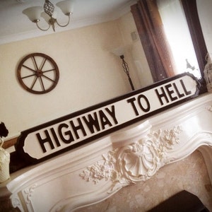 AC/DC Inspired Highway to Hell Faux Cast Iron Street Sign - Etsy UK