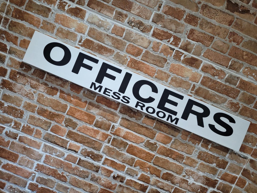 Mess Inside Sign Officers Mess Room World War 2 Themed Sign Military RAF MOD Army War ...