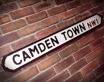 Camden Town Old Fashioned London Street Sign