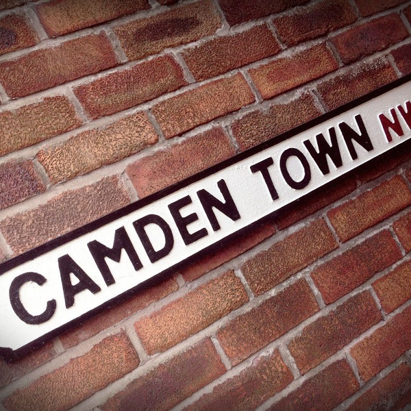 Camden Town Old Fashioned London Street Sign