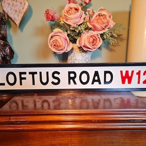 White City Loftus Road Queens Park Rangers Road Sign Cowboy Hat