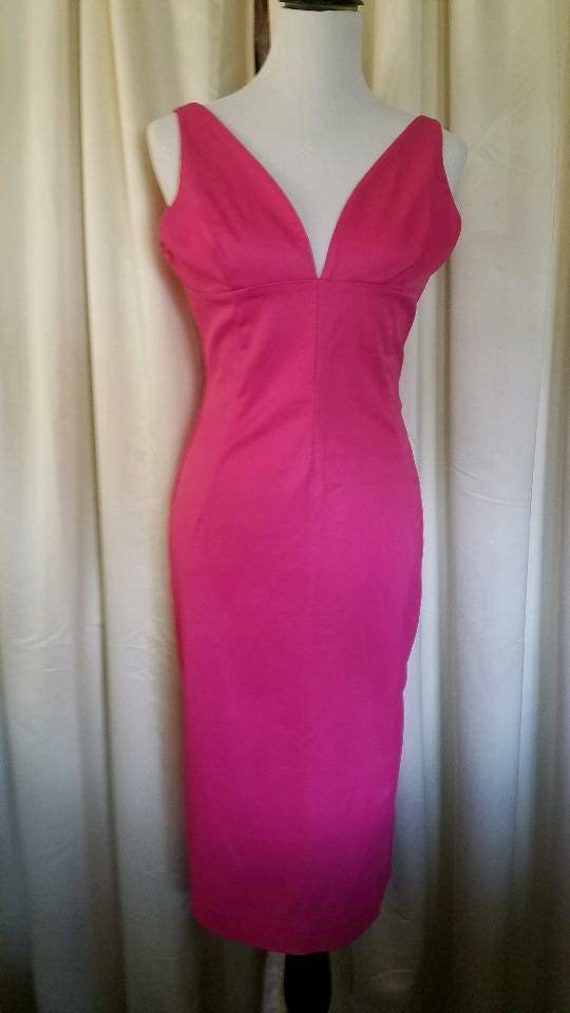 1960s Hot Pink Matching Dress and Blouse (M) - image 3