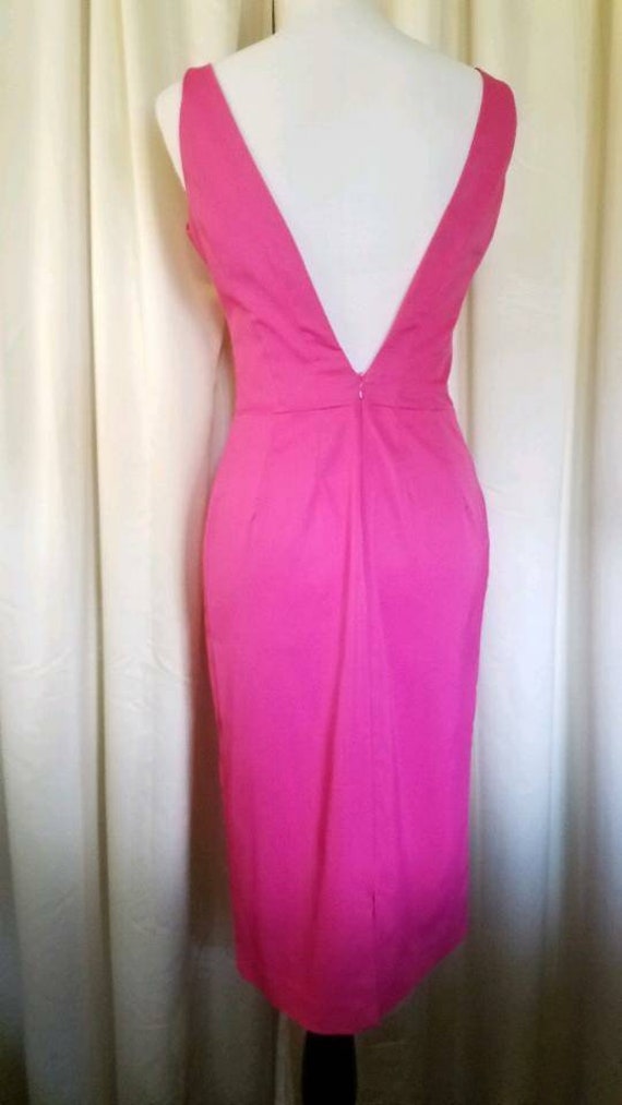 1960s Hot Pink Matching Dress and Blouse (M) - image 4