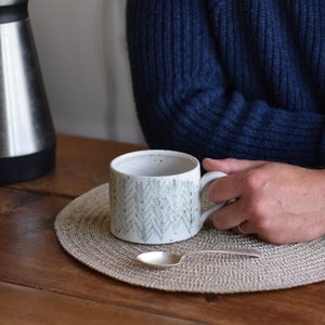 Ceramic Mug, Handmade, Hand Painted Pottery image 3