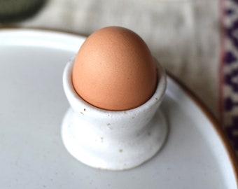 Ceramic Egg Cup, Simple Handmade Pottery