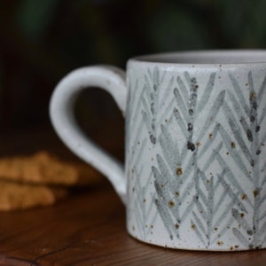 Ceramic Mug, Handmade, Hand Painted Pottery image 6