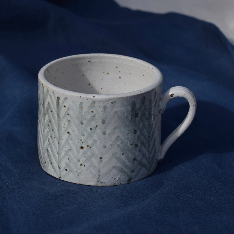 Ceramic Mug, Handmade, Hand Painted Pottery image 10