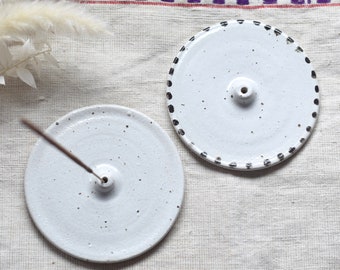 Ceramic Incense Holder- Handmade, Simple