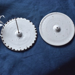 Räucherstäbchenhalter aus Keramik, handgefertigt, einfach Bild 2