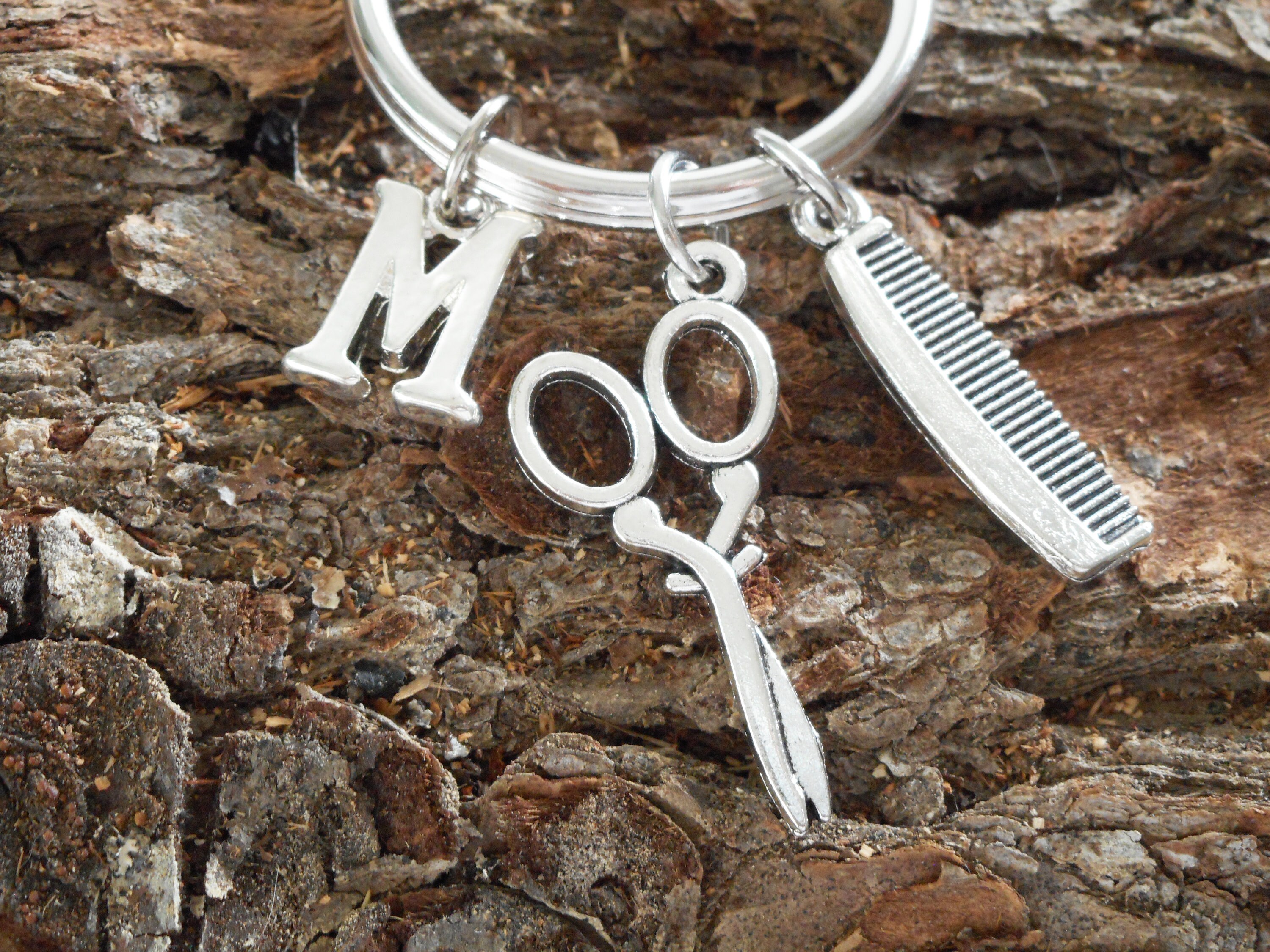 Hair Dresser keychain barber key chain hair stylist Etsy