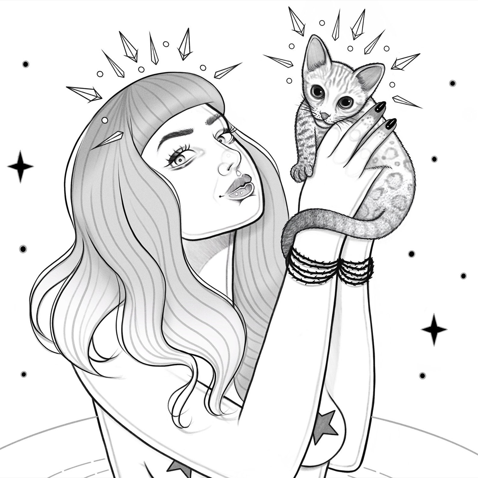 Gothic Home Decor Mermaid Wall Decor My Restless Soul Art Etsy UK