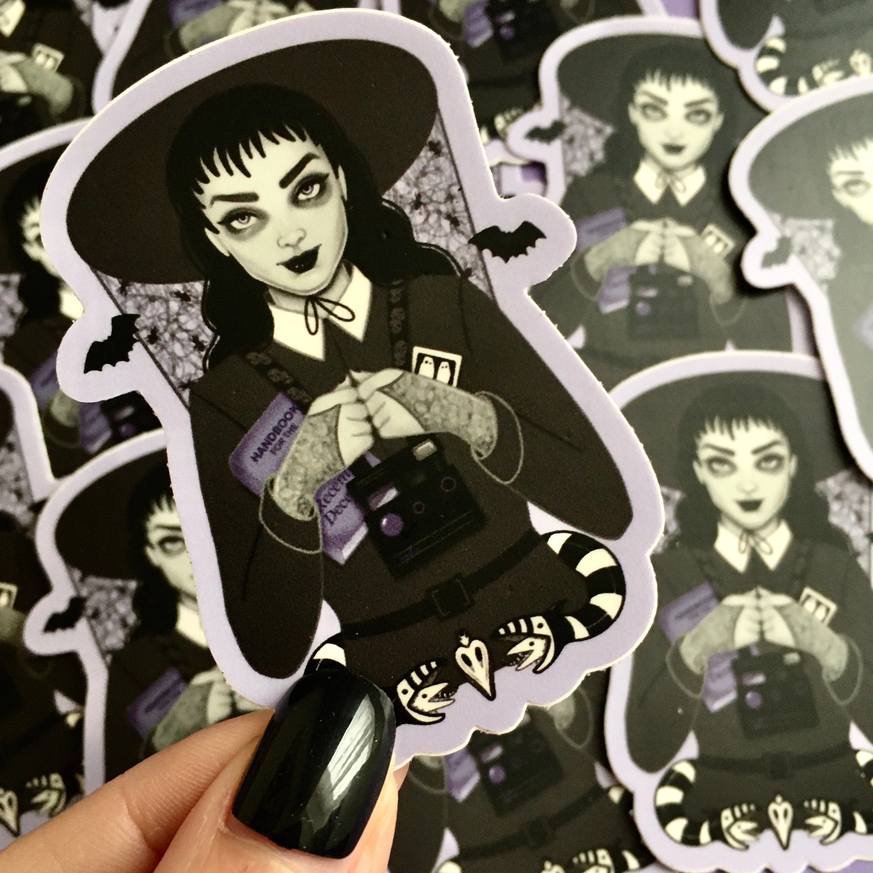 Lydia Deetz Sticker Beetlejuice Bujo Witch Stickers Cool Etsy Lydia Deetz Sticker Beetlejuice Bujo Witch Stickers Cool Etsy