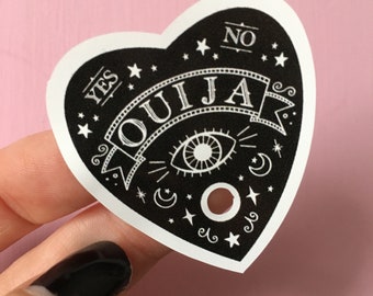 Horror Stickers, Ouija Planchette Stickers, Gothic Halloween Spooky Witchy