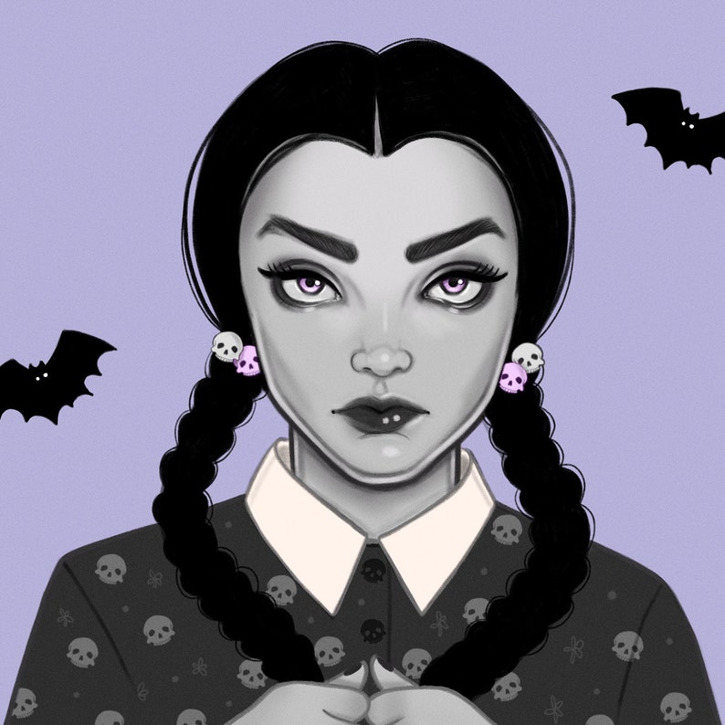 Wednesday Addams Concept Art