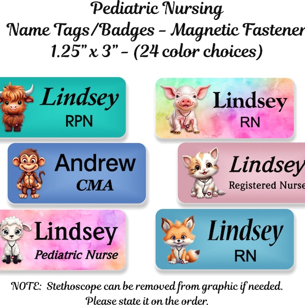 Custom Magnetic Name Tags Etsy Custom magnetic name tags etsy