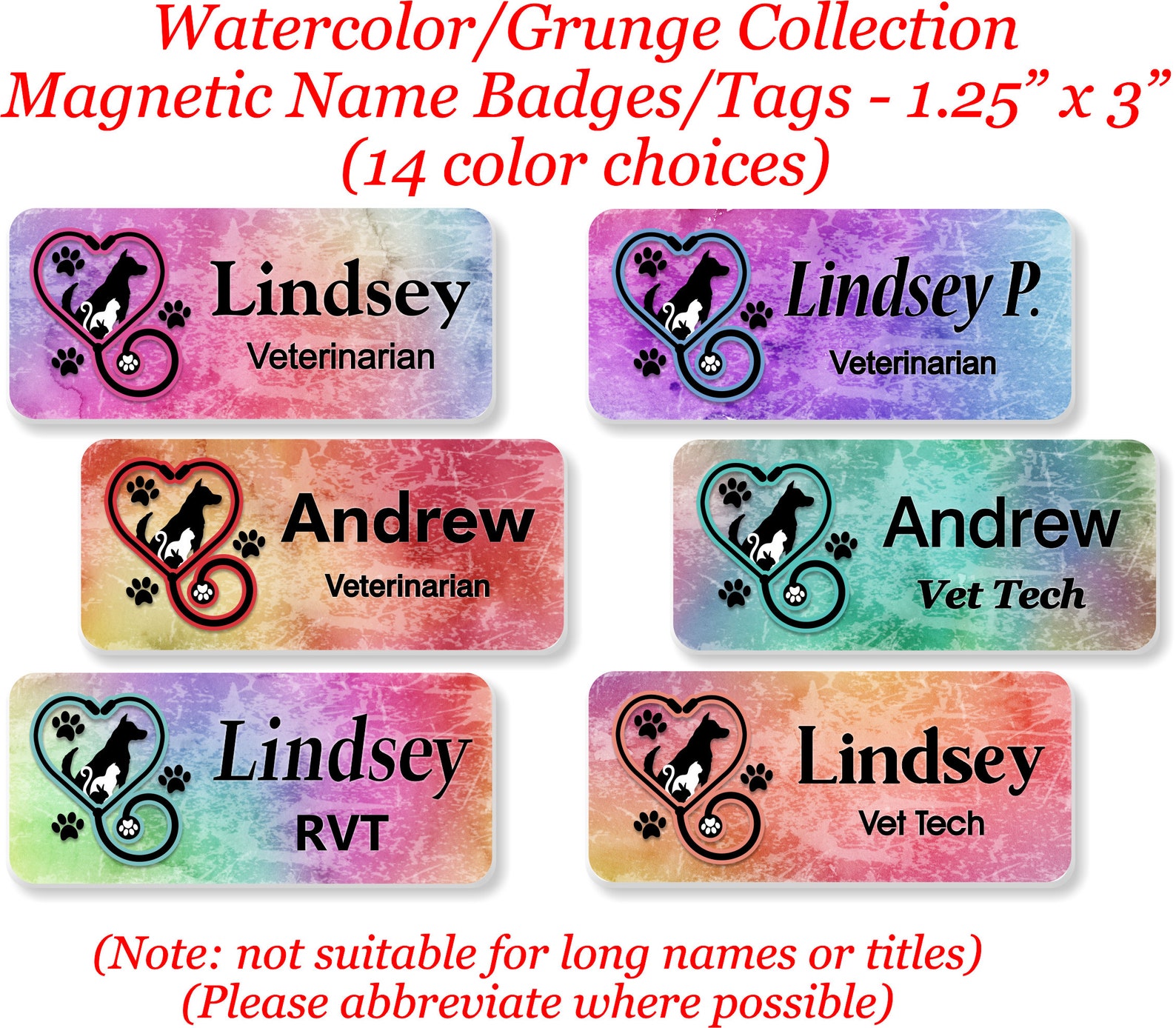 veterinary-name-tag-magnetic-name-badge-personalized-custom-etsy