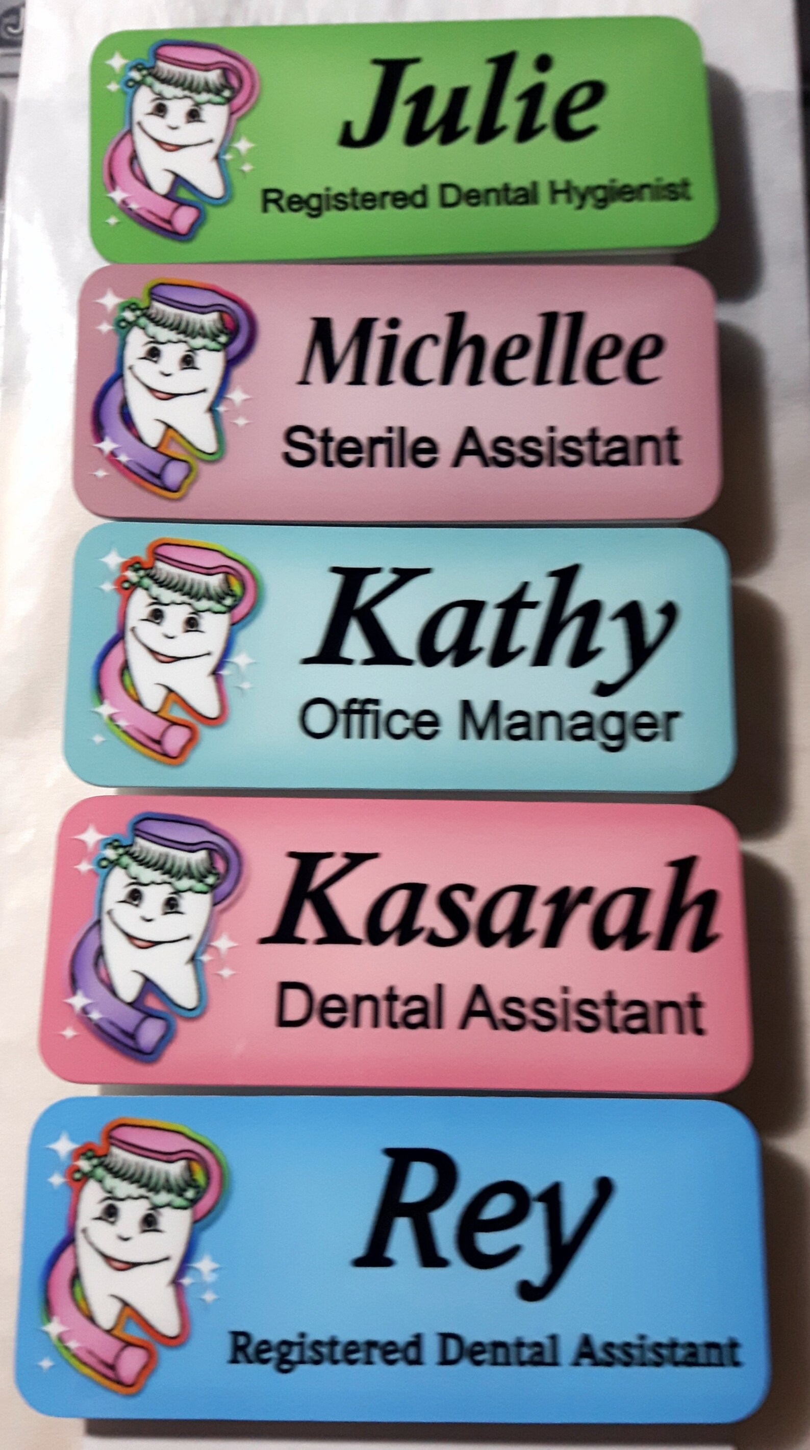 Dental Hygienist Name Tag Name Badge Personalized Etsy