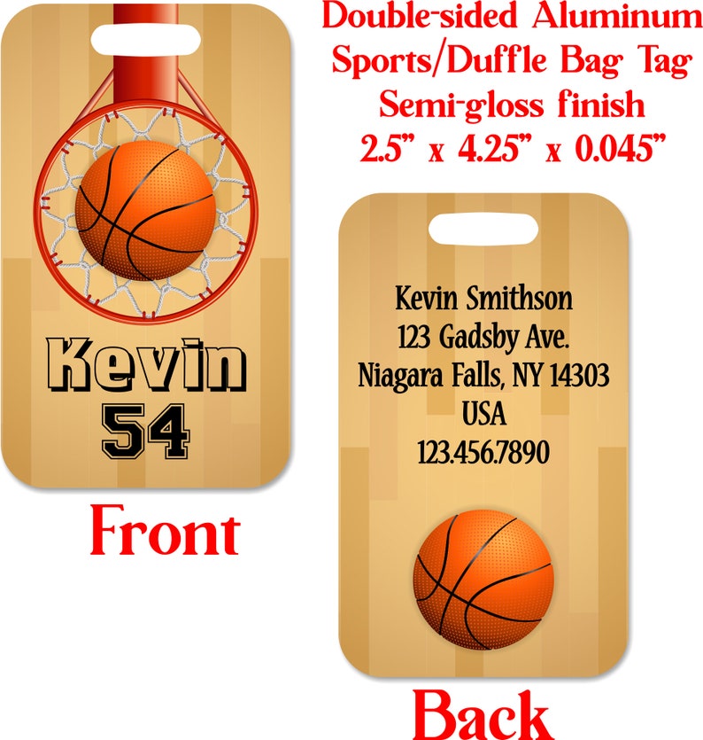 basketball duffle bags personalized