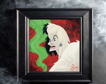 Cruella De Vil Art Print