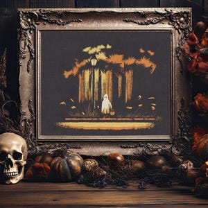 Spooky Season, Ghost Boy Art Print