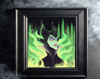 Maleficent Art Print