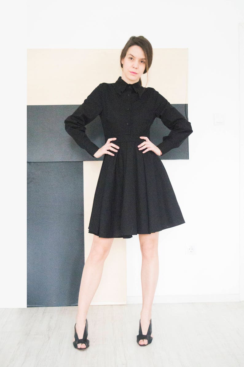 Kleid FrauenEtsy Schwarze Kleine Leinen Hochzeit PkZOuXTi