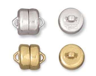 6mm Magnetic Clasps, Mag Lok Clasps, Silver Plated Clasps, Gold Plated Clasps, Sterling Silver Clasps