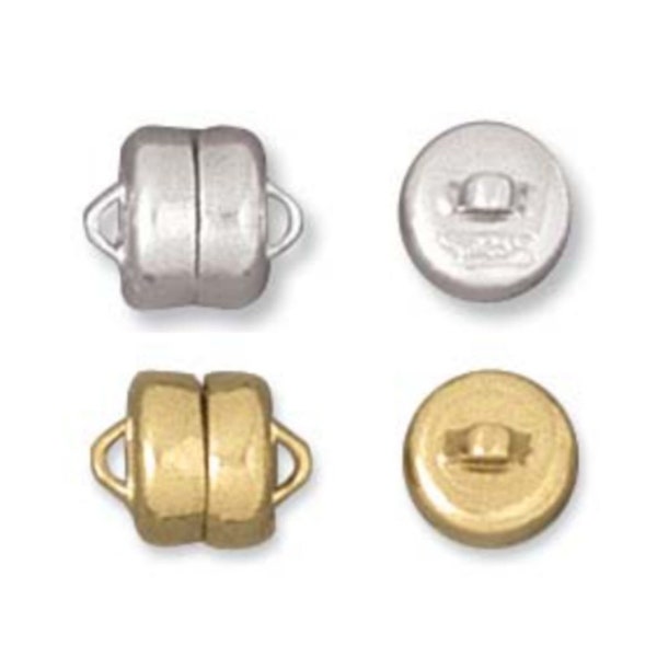 6mm Magnetic Clasps, Mag Lok Clasps, Silver Plated Clasps, Gold Plated Clasps, Sterling Silver Clasps