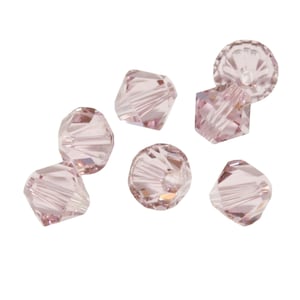 Light Amethyst Bicone Crystals, 3mm, 4mm, 5mm, 6mm, 8mm, Item 5328 Bicones, U.S.A. Seller
