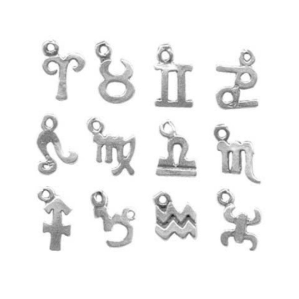 TINY Sterling Silver Zodiac Charms 5x8mm 925 Sterling Etsy