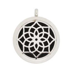 Magnetic Stainless Steel Aromatherapy Locket with Felt Pads