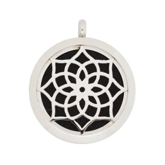 30mm Magnetic Stainless Steel Aromatherapy Locket with Felt Pads