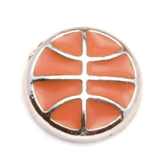 1 Memory Locket Basketball Charm FL175