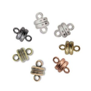 Magnetic Clasps Silver Gold Copper Brass Gunmetal Magnet Clasp (Choose Color)