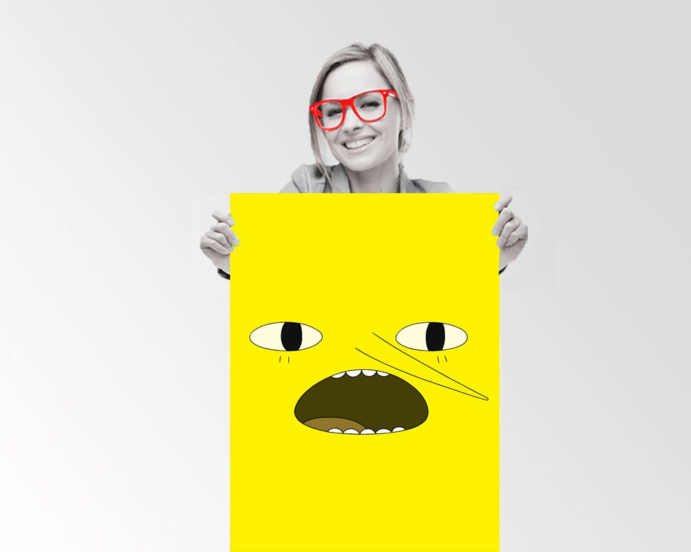 Adventure Time earl of lemongrab Custom Geek Typography Etsy
