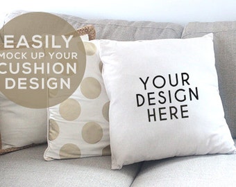 Cushion Stock Photo - Styled Product Photograph F173