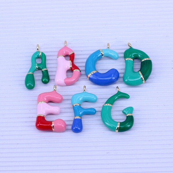 Letter Pendant - Etsy