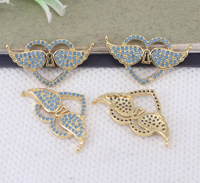 Lips CZ Micro Pave Pearl Charms Flowers Colorful Freshwater Pearls Cross Blue CZ Jewelry Supplies Butterfly Gold Choker Charms Pink