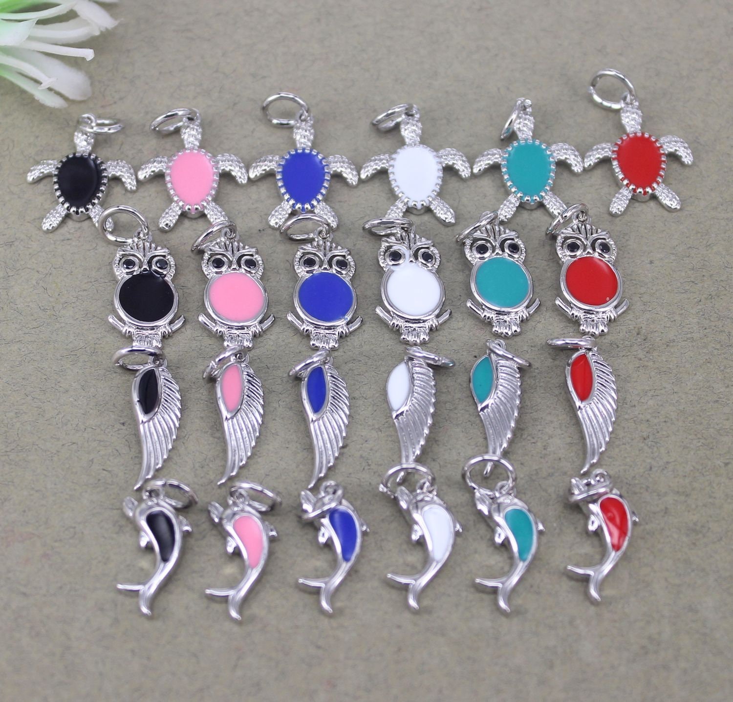 30pc Bracelet Charm Pendant Tortoise Animal Connectors Jewellery Making B861P 30pc Bracelet Charm Pendant Tortoise Animal Connectors Jewellery Making B861P