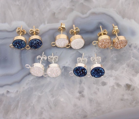 Druzy earring supplies deals