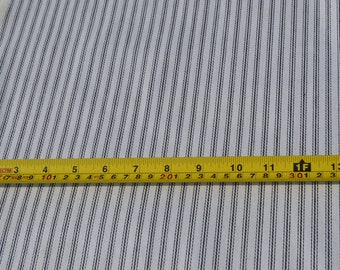 Extra wide 208cm/82" wide BLACK & WHITE Cotton Ticking  ***Special Price***