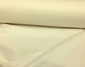 Natural Cotton 60" Feather-proof Ticking  fabric.******* Minimum order 2 metres due to high postage costs*******