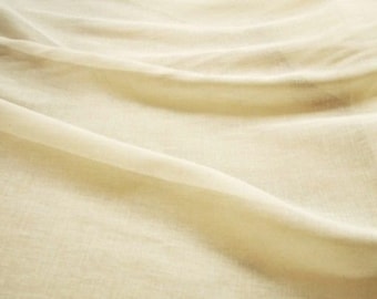 129cm Natural  Cream Cotton  Muslin Cheese cloth gauze fabric