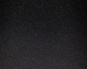 Blackout and Waterproof Black canvas fabric 150cm wide Per mtr