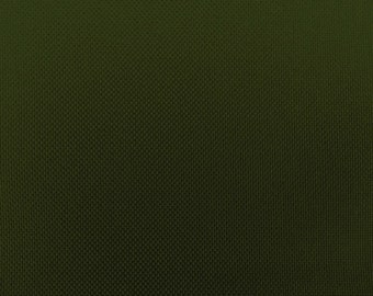 Waterproof heavy olive  canvas fabric pu backer p/mtr
