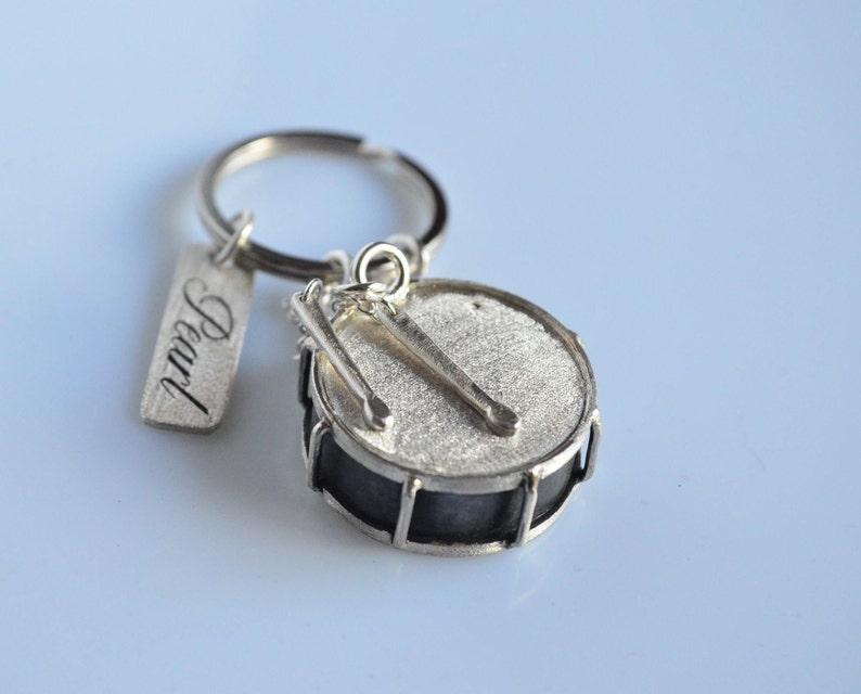 Snare Keyring Snare Keychain Drum Keyring Drum Keychains Etsy